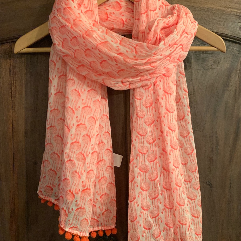 Crown & Ivy Flamingo Scarf
